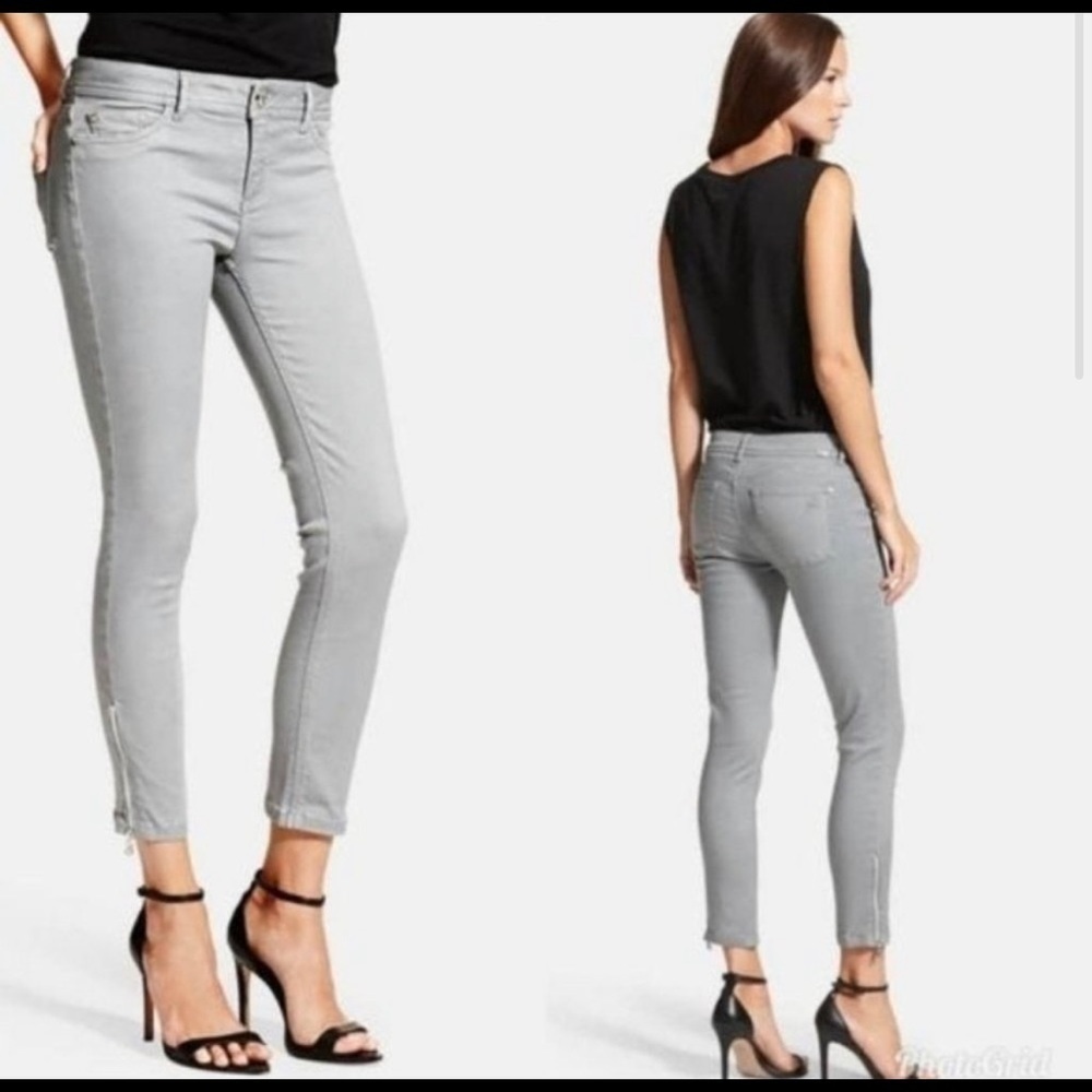 DL1961 Florence zip ankle crop jeans